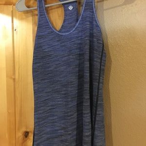Lululemon tank blue and black